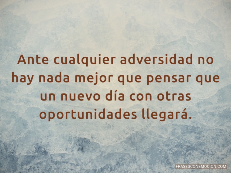 Frases Ante La Adversidad