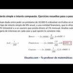 Interés simple ejercicios resueltos paso a paso