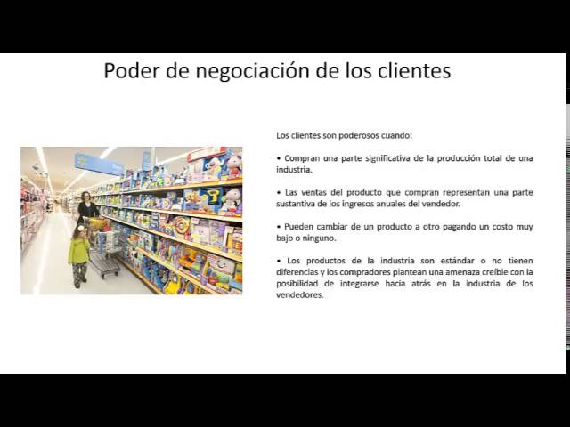 Poder negociador de los clientes